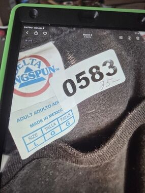 Delta Men's Crewneck Shirt in Dark Brown